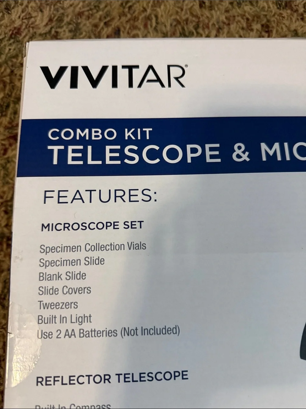 Vivitar Stars & Beyond 2-in-1 Microscope & Telescope Combo Kit